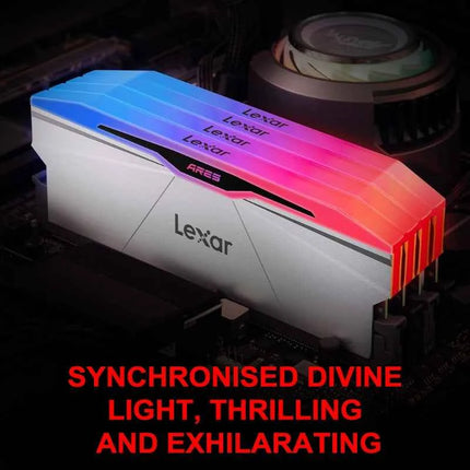 Lexar ARES RGB DDR5 RAM 16GBx2 6800MHz/6400MHz Intel XMP 3.0/AMD EXPO Desktop Memory for PC Gaming Computer Memory