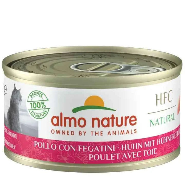 Almo Nature Cat HFC Natural Lactin 70gr Chicken with Livers