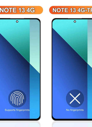 Per Xiaomi Redmi Nota 13 4G Display LCD Touch Digitizer Assembly con Telaio 23129RAA4G 23124RA7EO Sostituzione Dello Schermo Compatibile