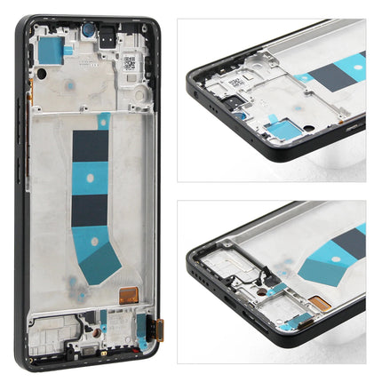 Schermo AMOLED per Xiaomi Redmi Note 13 4G 23129RAA4G 23124RA7EO Display LCD Touch Screen digitale con cornice per Redmi Note 13 4G