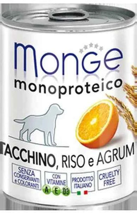 Monge Cane Solo 400gr Turkey and Citrus
