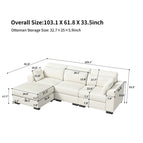 Beige/3 seats + 1 foot rest / GERMANY