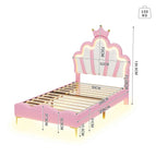 Crown Bed-Pink-90*200cm / GERMANY