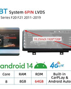 Wireless Carplay Android 14 For BMW F20 F30 F21 F22 F31 F32 F33 F34 F36 NBT EVO Multimedia Player Auto Radio Screen GPS