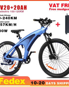 HX Q5 e bikes 2000W Electric bicycles Adults Electric Bike 2000W 48V 20AH 27.5Inch Electric Bicycle City E Bikes Mountain E bike