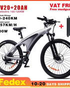 HX Q5 e bikes 2000W Electric bicycles Adults Electric Bike 2000W 48V 20AH 27.5Inch Electric Bicycle City E Bikes Mountain E bike