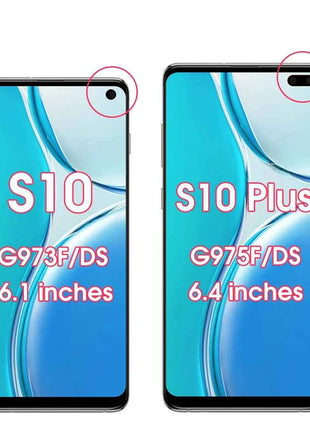 TFT con cornice per Samsung S10 Plus S10 + G975F Display LCD Touch Screen digitale per Samsung S10 G973F Parti di ricambio per schermo