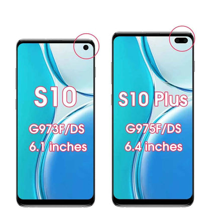 TFT con cornice per Samsung S10 Plus S10 + G975F Display LCD Touch Screen digitale per Samsung S10 G973F Parti di ricambio per schermo