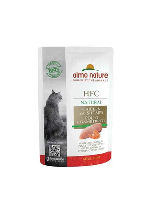 Almo Nature Cat HFC Natural Cat Envelope 55gr Chicken and Shrimp