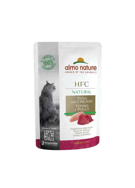 Almo Nature Cat HFC Natural Cat Envelope 55gr Tuna and Chicken