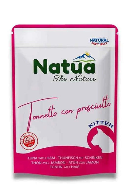 Natua Cat Natural Envelope 70gr Kitten Tonnetto and Prosciutto
