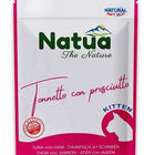 Natua Cat Natural Envelope 70gr Kitten Tonnetto and Prosciutto