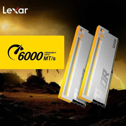 Lexar THOR DDR5 RAM 16GBx2 6000MHz CL36 Gaming Desktop Memory Overclocking Intel XMP 3.0 & AMD EXPO for PC Gamer