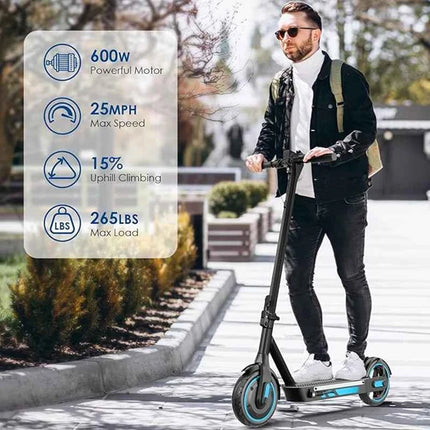 HiQiS V10 pro E-Scooter 600W Motor 36V15Ah 40KMH Speed 45KM Range 10inch Air Tire Foldable Electric Scooter For Adults with App