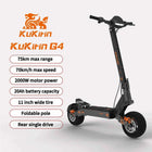 KuKirin G4 Electric Scooter | 2000W Motor | 60V 20Ah Battery | 70km/h Speed | 75km Range | IP54 Waterproof | 11-inch tires