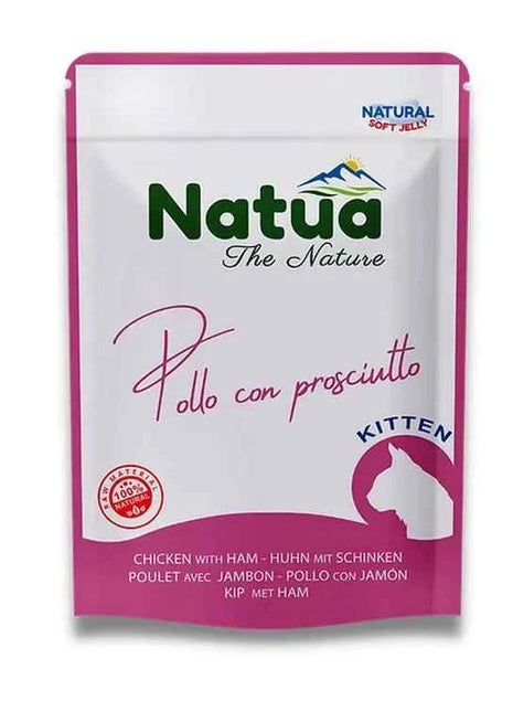 Natua Cat Natural Envelope 70gr Kitten Chicken and Ham