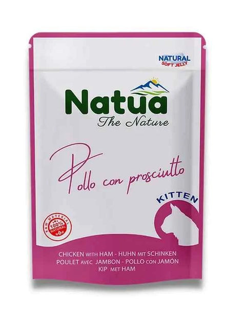 Natua Cat Natural Envelope 70gr Kitten Chicken and Ham