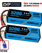1/2PCS DXF Lipo 3S 4S 2S Battery 7.4V 11.1V 14.8V 8400mAh 6500mAh 6750mAh 7000mAh 5200mAh 9200mah 10000mah Hardcase for RC Car