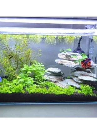 Aquarium LED Light Super Slim Fish Tank Aquatic Plant Grow Lighting Waterproof Bright Clip Lamp Blue LED 18-72cm for Plants 220v