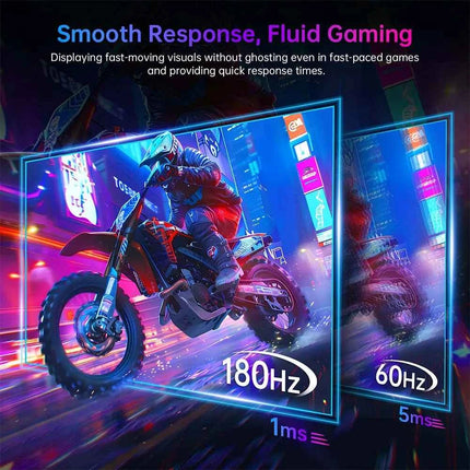 KTC H24F8 Gaming Monitor, 23.8 inch 1920*1080 16:9 Fast IPS Screen, 190Hz Refresh Rate, 1ms Response Time, HDR10, 135% sRGB