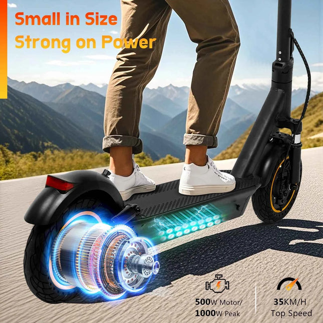 AOVOPRO V1MAX PRO 1200W Electric Scooter 45KM Max Range 35KM/H 500W Motor Power 42V14.5AH Folding Electric Scooter for Adults