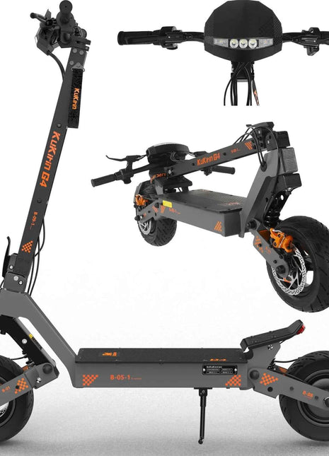 KuKirin G4 Electric Scooter | 2000W Motor | 60V 20Ah Battery | 70km/h Speed | 75km Range | IP54 Waterproof | 11-inch tires