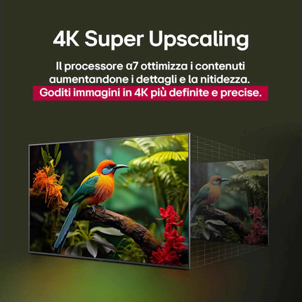 LG 50 4K UHD Smart TV 50UA73006LA - LED Television, WebOS Smart TV, HDR, WiFi, DVB-T2/S2/C, HDMI, USB Ultra HD TV