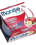 Monge Fruit Cat, Chicken Tuna and Fruit Lactin 80gr-Tuna with Apple
