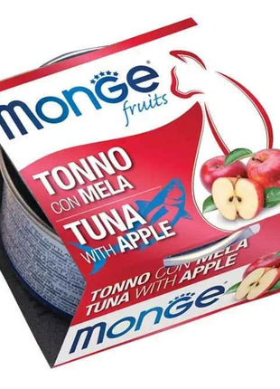Monge Fruit Cat, Chicken Tuna and Fruit Lactin 80gr-Tuna with Apple