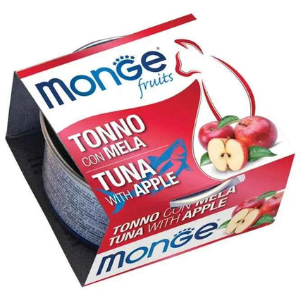 Monge Fruit Cat, Chicken Tuna and Fruit Lactin 80gr-Tuna with Apple