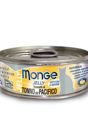 Monge Gatto, Tuna in Jelly Lactina 80gr - Trancetti di Tuna