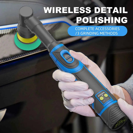 Cordless Mini Car Polisher 12V Wireless Polishing Machine Kit 3/12mm Orbital Household Small Detailcar Beauty Polishing Machine