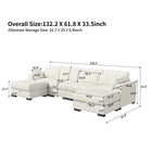 Modular corner Couch, 2/seater Couch, ribbed velvet padded with Couch-converted footed living room