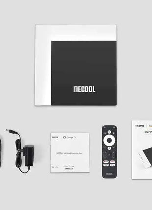 MECOOL Original KM7 PLUS Netflix TV Box 2GB16GB Android Smart TV 11 Google Certified 4K Amlogic tvbox ip tv WIFI Hebrew Arabic