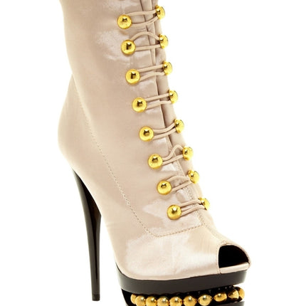 BLAKEE - Scarpe Donna Tacco Alto con Plateau in Raso