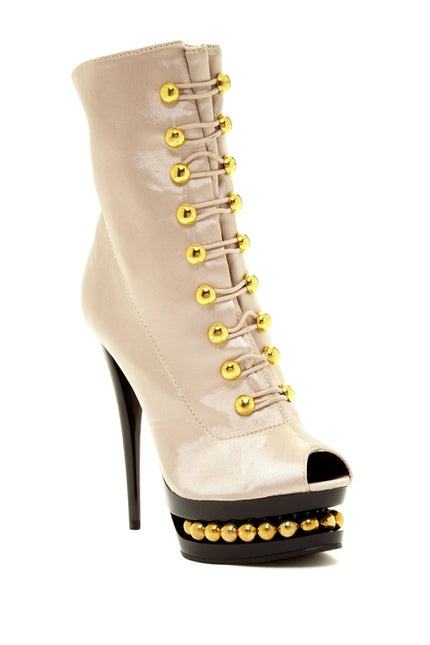 BLAKEE - Scarpe Donna Tacco Alto con Plateau in Raso