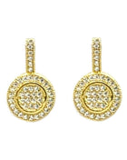 Round Crystal Earring