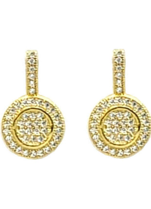 Round Crystal Earring