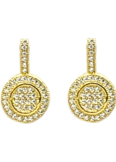 Round Crystal Earring