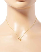Gold Dipped Cloud Pendant Necklace