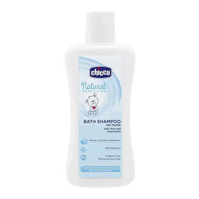 Chicco natural sensation bath-tear-shampoo 200 ml.