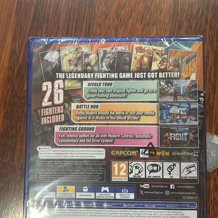 Street Fighter 6 Years 1-2 Fighters Edition PS4/PS5 by Capcom, ultimate fighting game with additional characters, costumes, and exclusive content, perfect for PS4 games enthusiasts looking for an enhanced gaming experience.