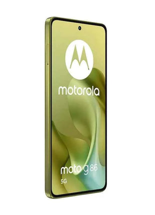 Moto G86 POWER smartphone 5G with 6.67" pOLED display, MediaTek Dimensity 7300 processor, 8GB RAM (expandable), 512GB storage, 50MP dual camera, 6720mAh battery, IP68/IP69 resistance, Android 15, and dual SIM capability.