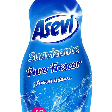 Asevi- fresh softener 1380ml each bottle asevi puro clothes washer freshness long-lasting fragrance soft and cared for clothing 60 or 120 or 180 doses