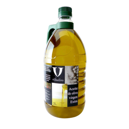 Villaolivo - extra virgin olive oil pet 2l – gourmet |   Practical and versatile format |   Harvest 2025 - 2026