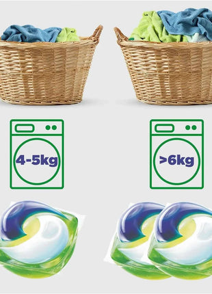 Ariel all-in-1 pods liquid detergent – pack of 3 26+9 (total 105 capsules) |   Deep cleaning, easy dosage, for washing machine