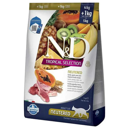 Farmina N & D Tropical Selection Lamb Feed for Sterilized Cats