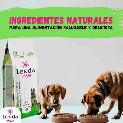 Lenda Urban Meadow - Natural Lamb Dog Food for Adults, 25% Protein, Grain-Free, Includes Glucosamine and Chondroitin for Immune Support, 3601 Kcal/Kg, Perfect for Large Breeds.