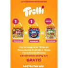 Filled lot trolli fruit mix+ glumies and gift eyes 180 units