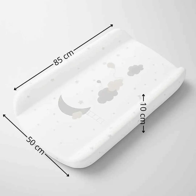 Bathby waterproof padded baby changing table with safety edges, soft and non-slip, easy to clean, 85x50x10cm